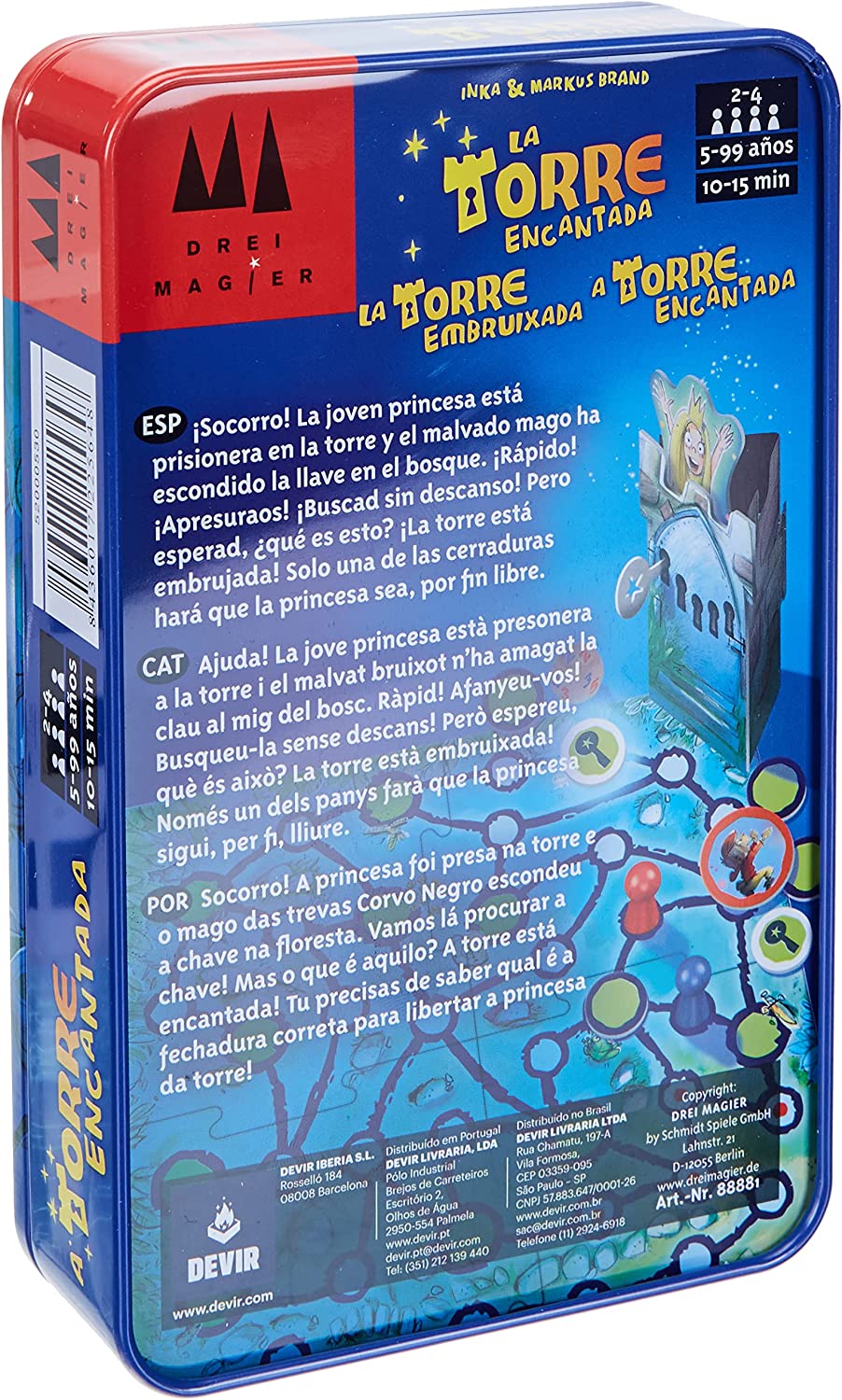 La Torre Encantada - Juego de mesa de lata desde los 5 años - Mi Juego Bonito