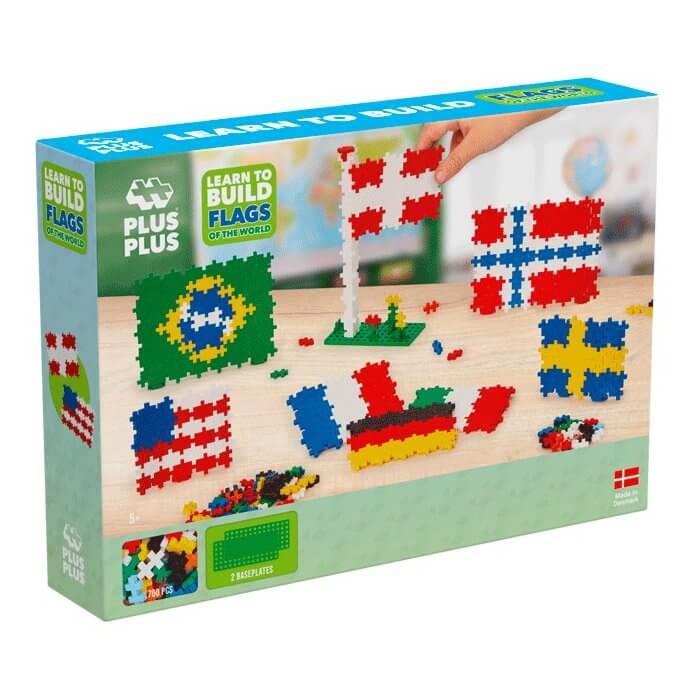 Plus Plus Banderas del Mundo  Juego de construcción desde los 5 años - Mi Juego Bonito