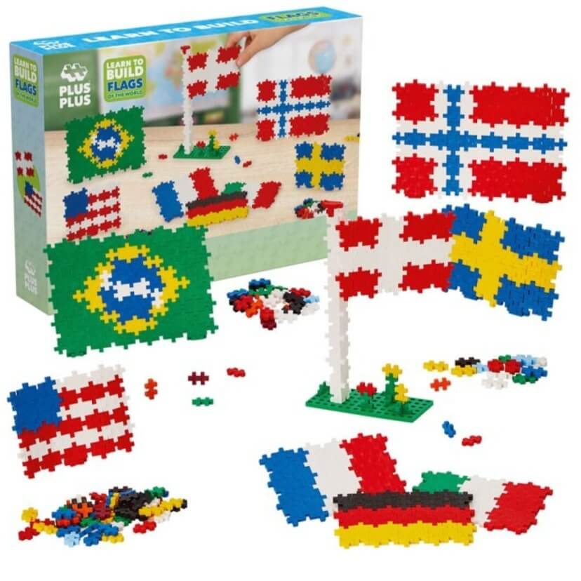 Learn to Build Banderas del Mundo - Juego de construcción desde los 5 años - Mi Juego Bonito