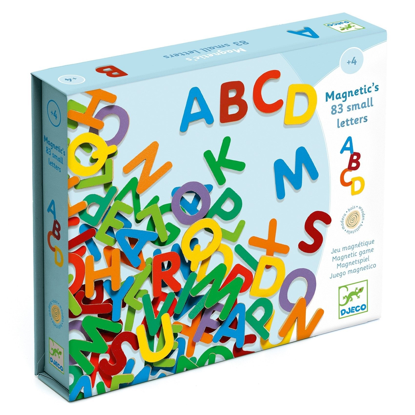 Letras magneticas mayusculas 83 - Juego Educativo desde los 4 años - Mi Juego Bonito