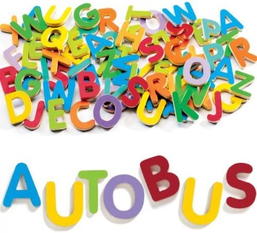 Letras magneticas mayusculas 83 - Juego Educativo desde los 4 años - Mi Juego Bonito