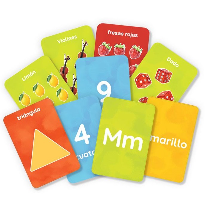 Letras, números, formas y colores - Juego de mesa desde los 2 años - Mi Juego Bonito