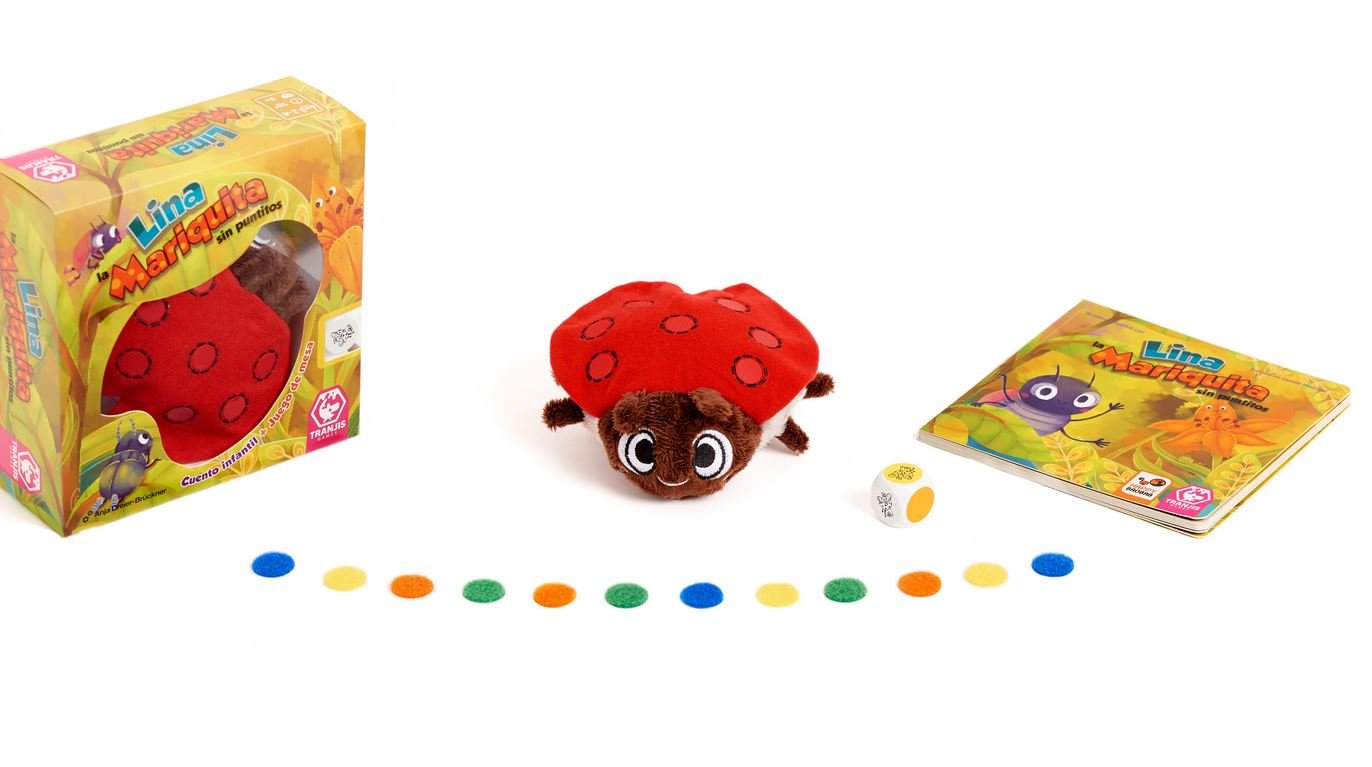 Lina, la mariquita sin puntitos - Juego de mesa - Tranjis - Desde 3 años Board Games