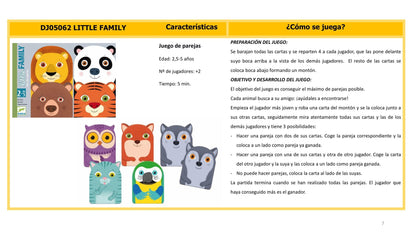 Little Family - Juego de mesa - Djeco - Desde 2 años Board Games