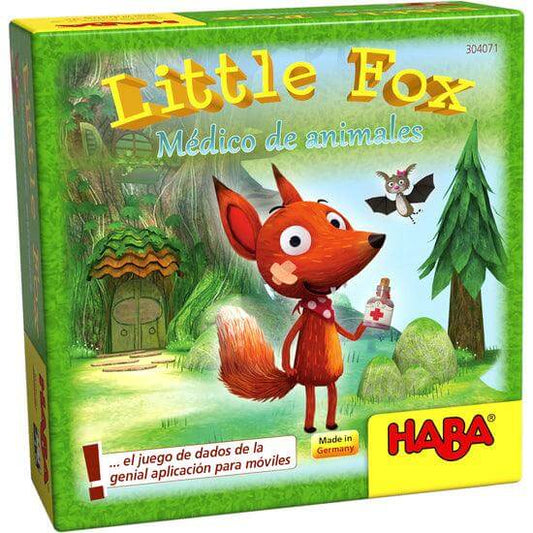Little Fox: Médico de animales – Atiende pacientes en la consulta del árbol · 4+ · 2-4 jugadores · 10 min · HABA