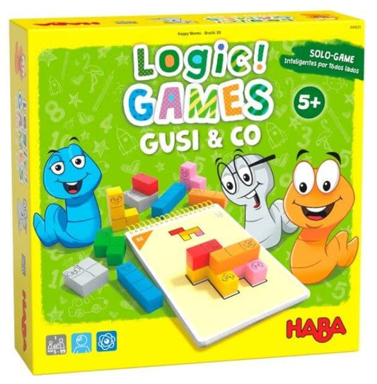 Logic! GAMES Gusi & Co - Juego de mesa - Haba - Desde 5 años Board Games