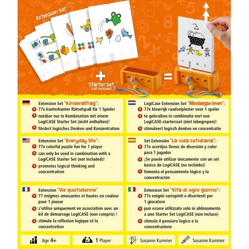 Logicase set de expansión 4+ Vida cotidiana Juego de mesa desde los 4 años - Unidad KM0 - Mi Juego Bonito