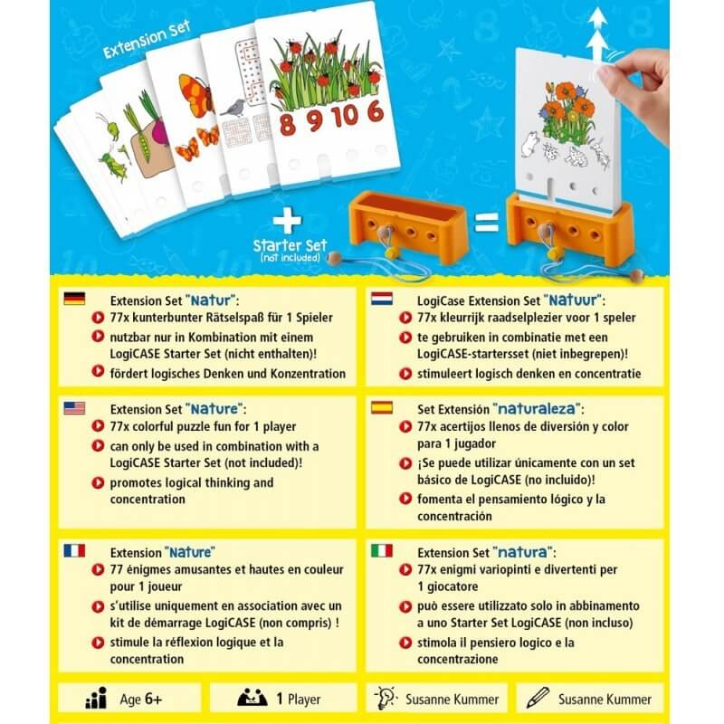 Logicase set de expansión 6+ Naturaleza Juego de mesa desde los 6 años - Mi Juego Bonito