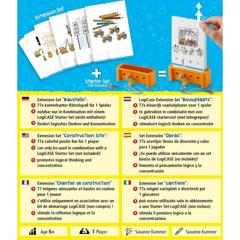 Logicase set de expansión 6+ Obras - Juego de mesa - Haba - Desde 6 años