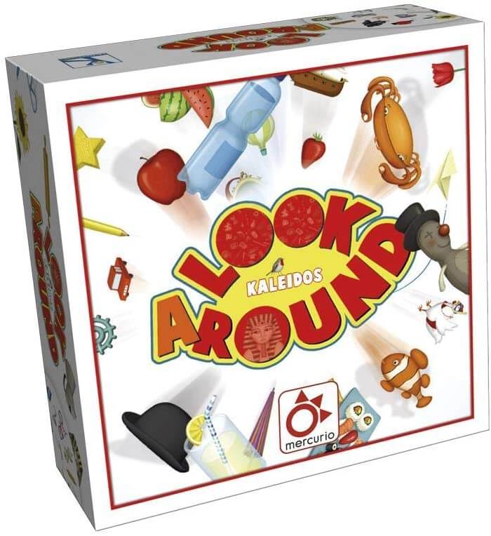 Look around - Un juego de mesa de asociación de ideas, letras y agudeza visual desde 8 años - Mi Juego Bonito