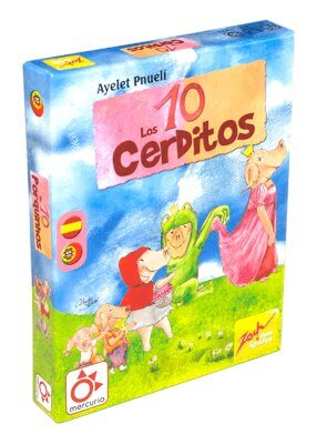 Los 10 Cerditos – Sumas hasta 10, decisiones rápidas y un montón que nadie quiere regalar  6+ años · 2-8 jugadores · 15-20 minutos · Mercurio