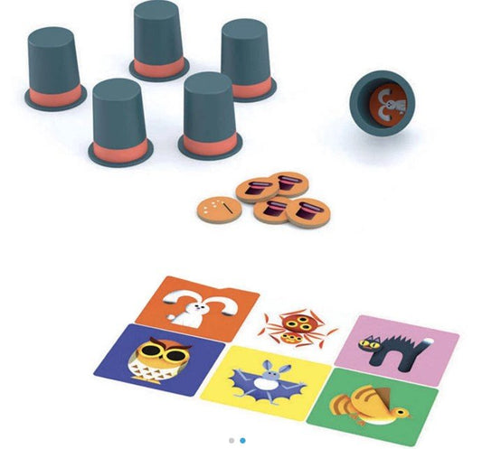 Magic Hat - Juego de mesa - Djeco - Desde 6 años Board Games