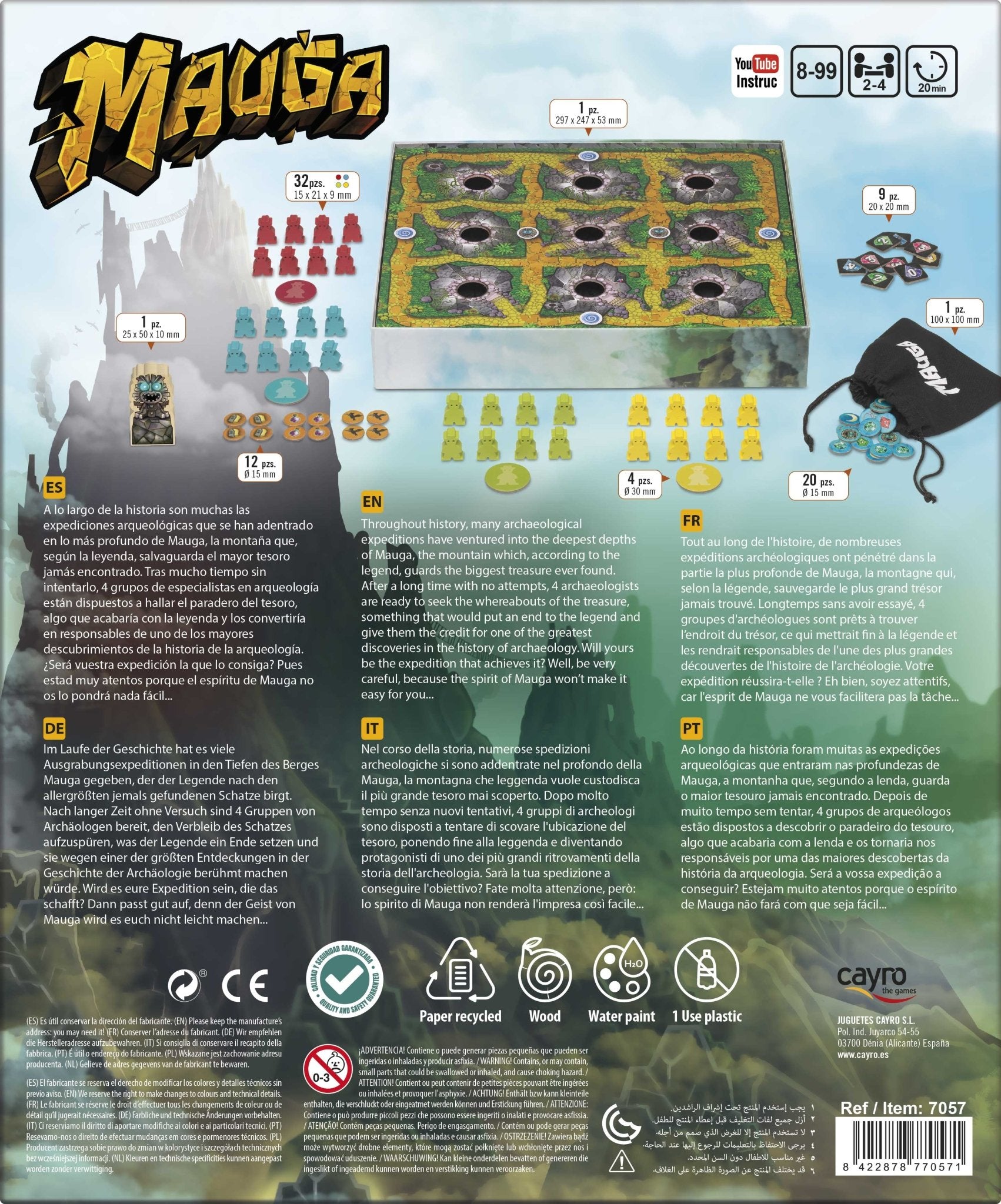 Mauga - Juego de mesa - Cayro - Desde 8 años Board Games