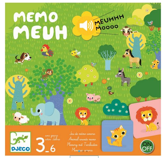 Memo Meuh - Juego de mesa - Djeco - Desde 3 años Board Games
