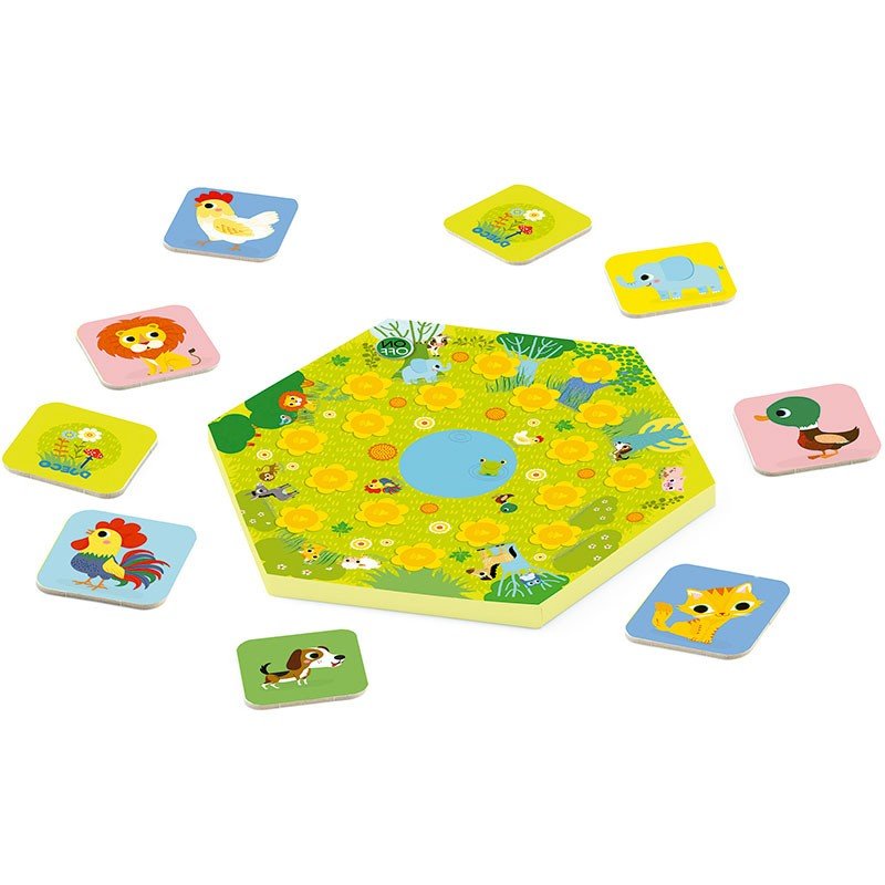 Memo Meuh - Juego de mesa - Djeco - Desde 3 años Board Games