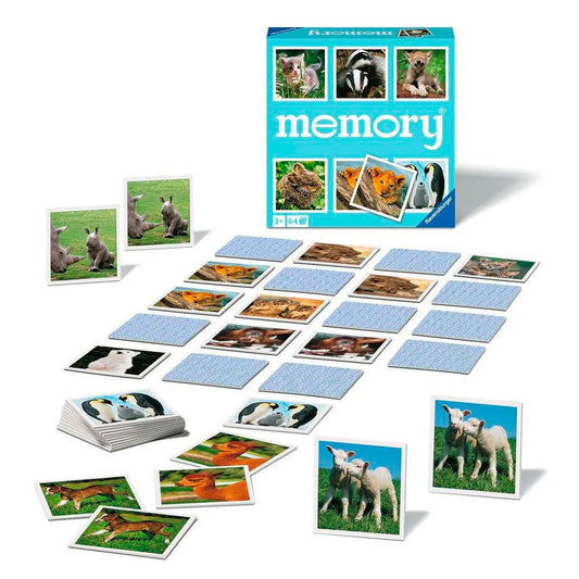 Memory Animales Bebés Juego 3 años Ravensburger