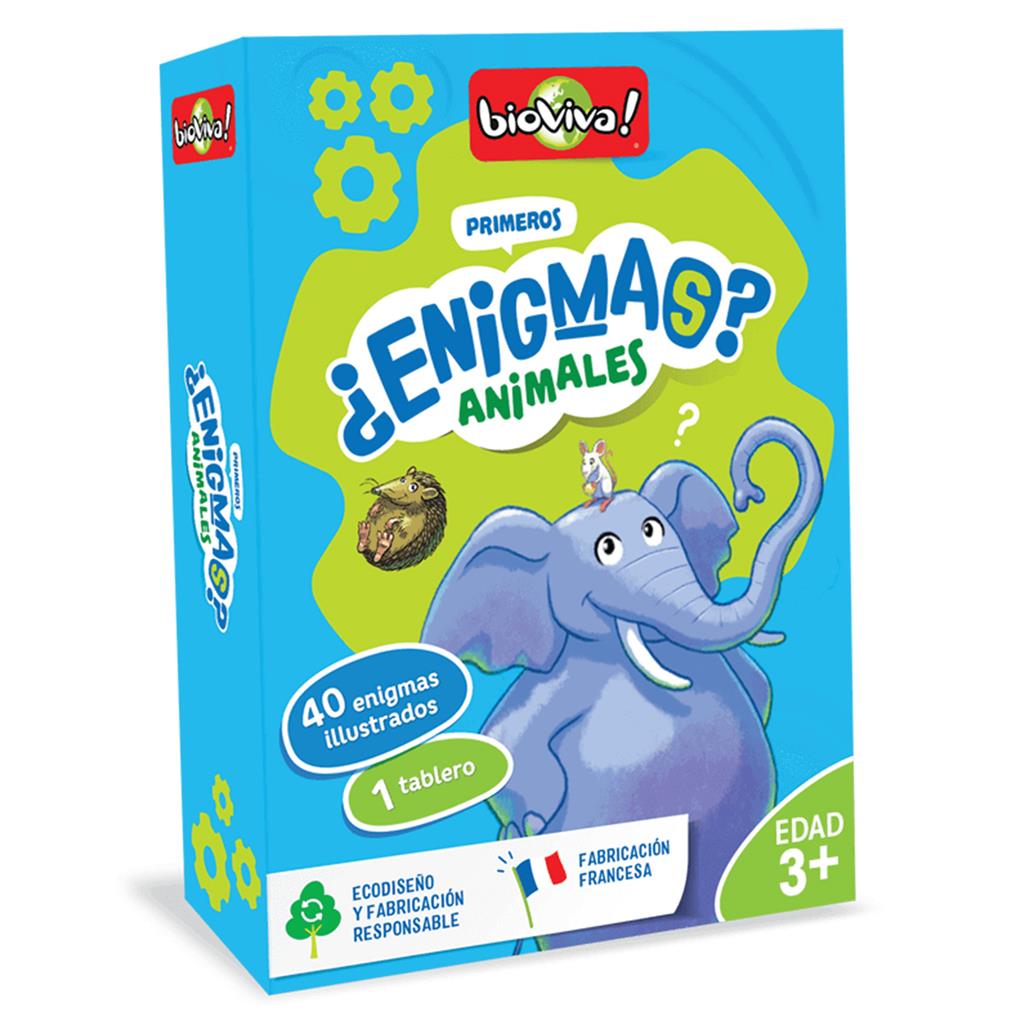 Mis Primeros Enigmas Animales - Juego Bioviva Juego de mesa desde los 3 años - Mi Juego Bonito