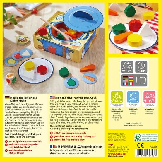 Mis primeros juegos: Peque Chef - Juego de mesa desde los 2 años - Mi Juego Bonito