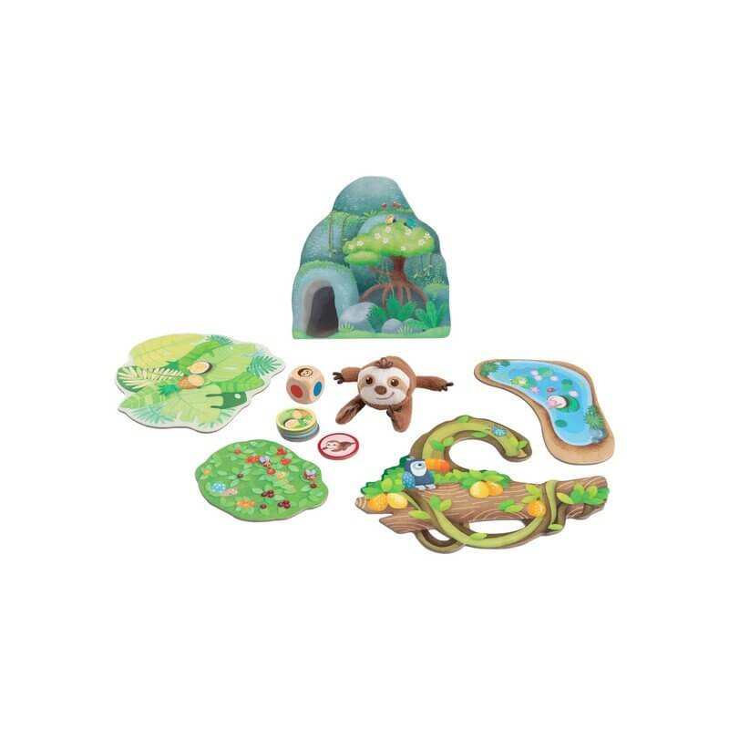 Mis primeros juegos Tras la Pista del Perezoso - Juego de mesa - Haba - Desde 2 años