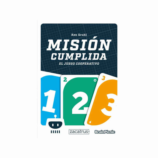 Misión Cumplida – Cooperación, cartas y misiones que hay que resolver en equipo (8+ años · 1-4 jugadores)