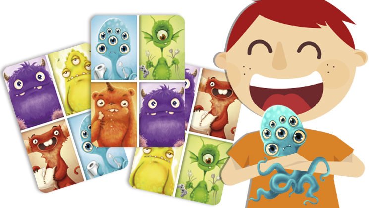 Monstrys - Juego de mesa - Empeudejocs - Desde 5 años Board Games