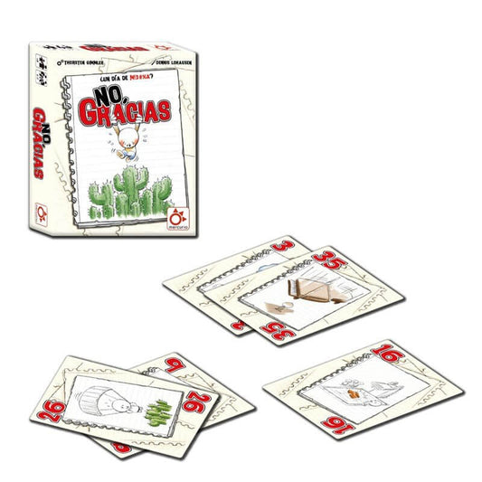 No, gracias - Juego de mesa - Mercurio - Desde 8 años Board Games