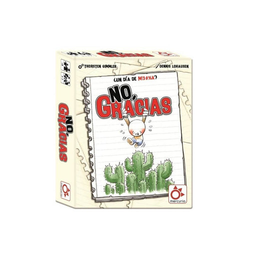 No, gracias - Juego de mesa - Mercurio - Desde 8 años Board Games