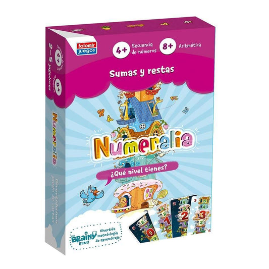 Numeralia - Juego de mesa - FALOMIR - Desde 4 años Board Games