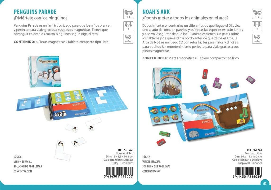 Penguins Parade - Juego de mesa - SMART GAMES - Desde 5 años