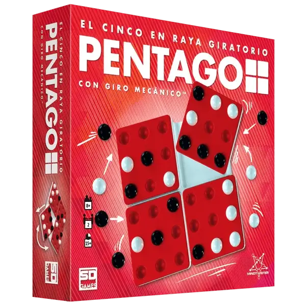 Pentago - Juego de mesa - SD GAMES - Desde 8 años