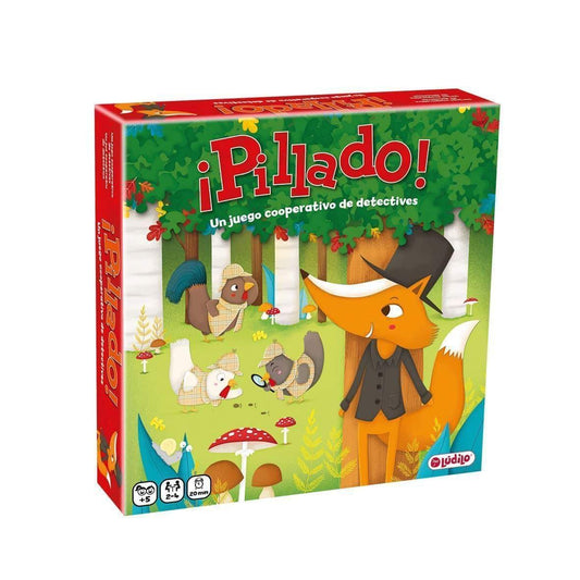 ¡Pillado! – Un primer juego de deducción para jugar en equipo · 5+ · 2-4 jugadores · 20 min · Ludilo