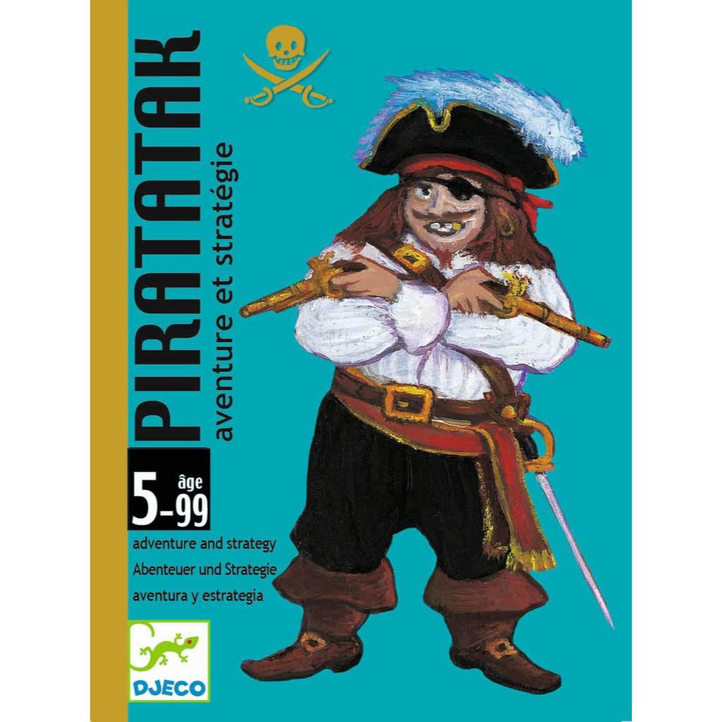 Piratatak – Construye tu barco antes de que lleguen los piratas · 5+ · 2-4 jugadores · Djeco