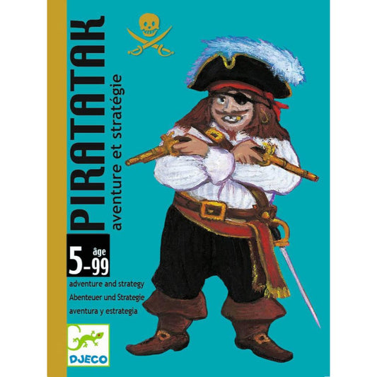 Piratatak – Construye tu barco antes de que lleguen los piratas · 5+ · 2-4 jugadores · Djeco