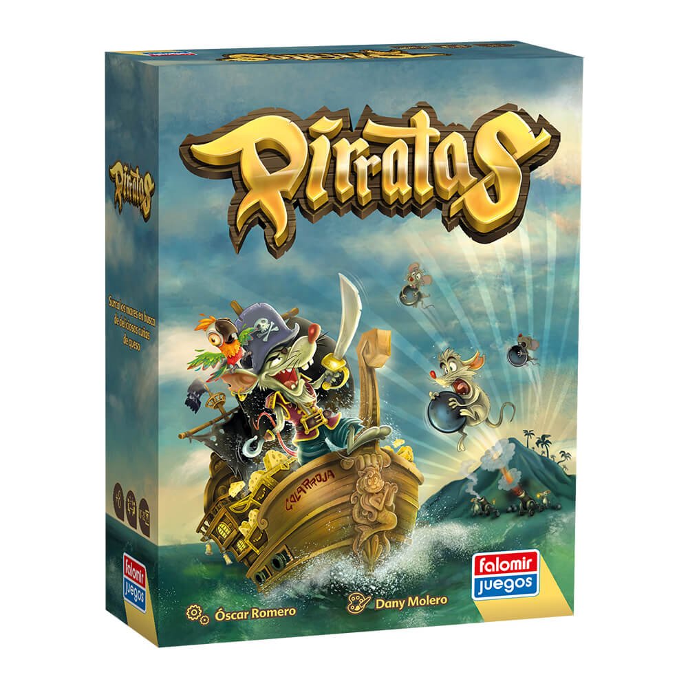 Pirratas - Juego de mesa - FALOMIR - Desde 8 años Board Games