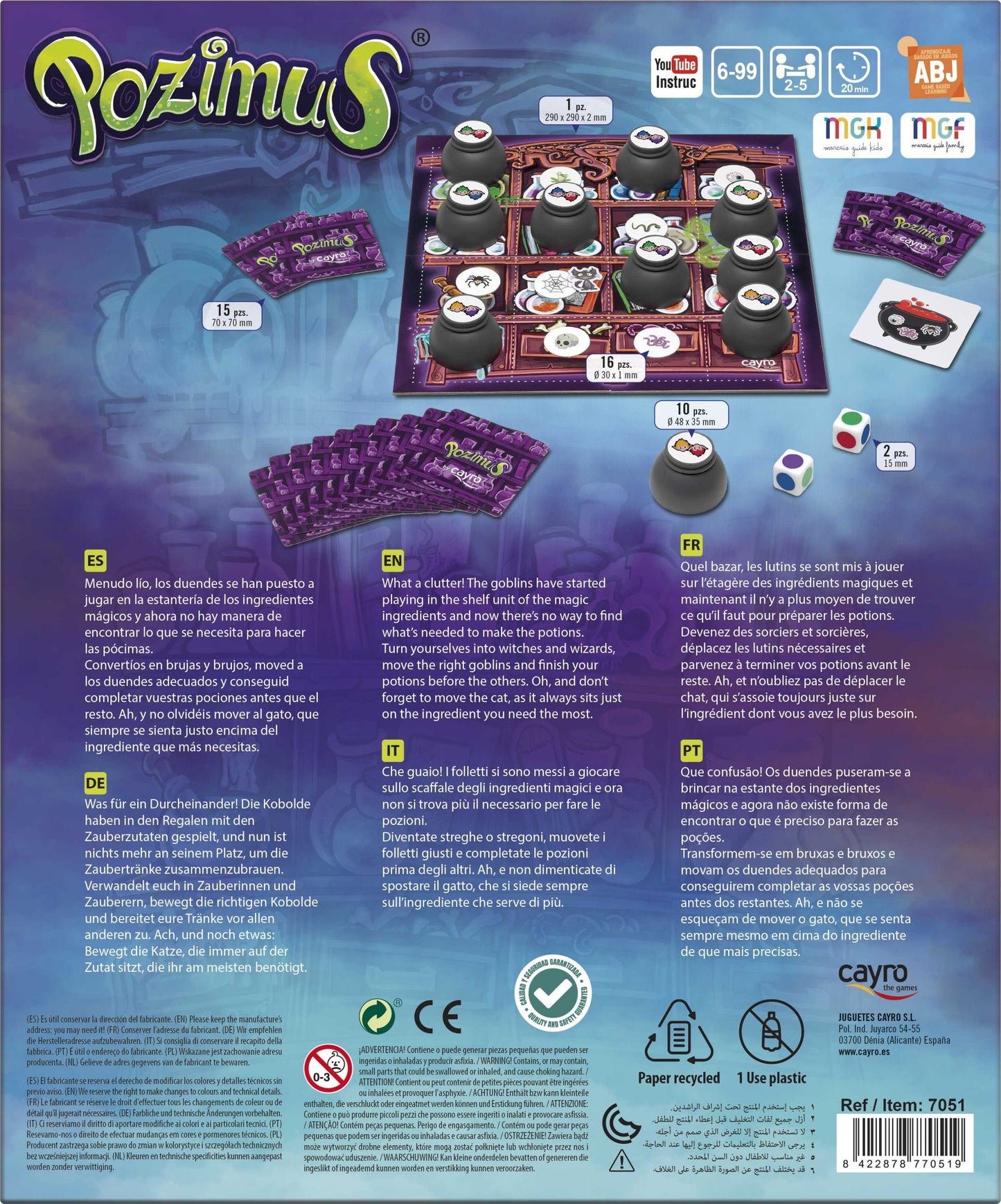 Pozimus - Juego de mesa desde los 6 años