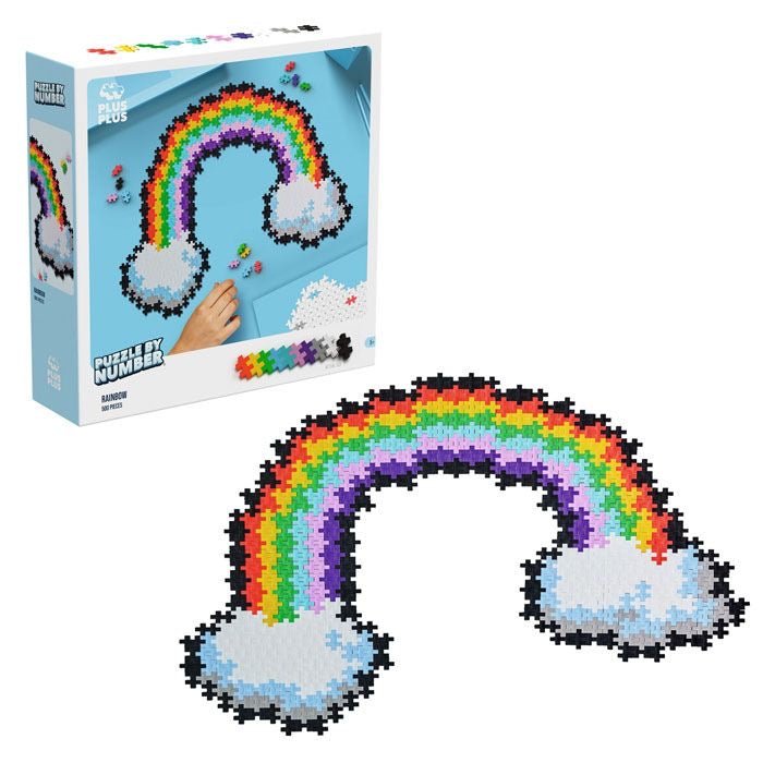 Puzzle By Number : Arcoíris Puzzle y juego de construcción desde los 5 años Building Toys