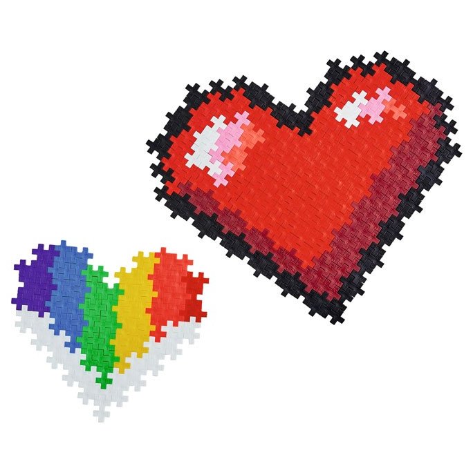 Puzzle By Number : Corazones - Puzzle y juego de construcción desde los 5 años - Mi Juego Bonito