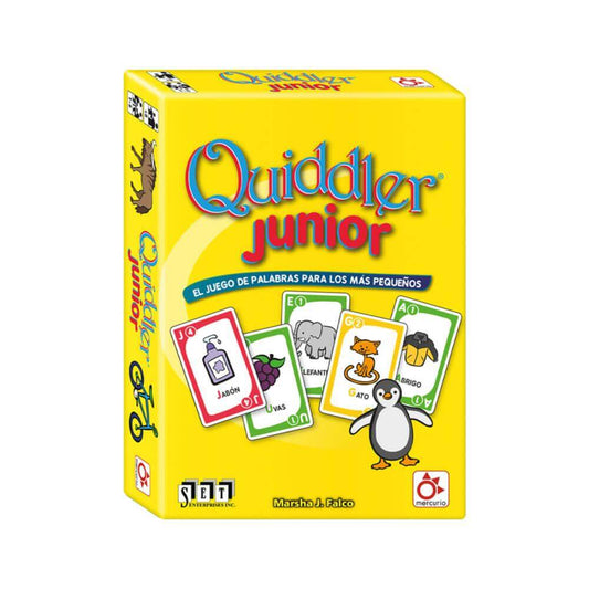 Quiddler Jr - Juego de mesa - Mercurio - Desde 7 años Board Games