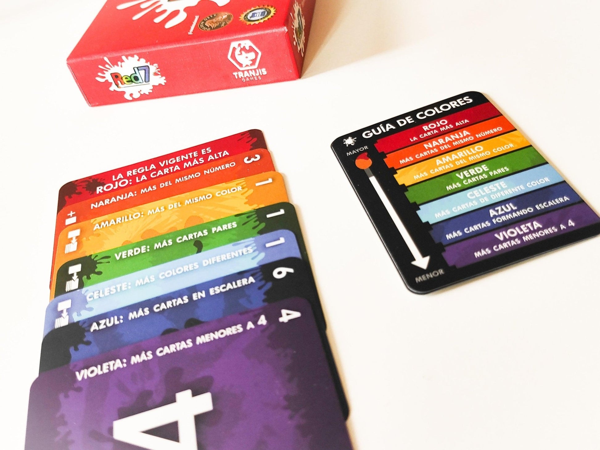 Red7 - Juego de mesa para 9 años o más - Mi Juego Bonito