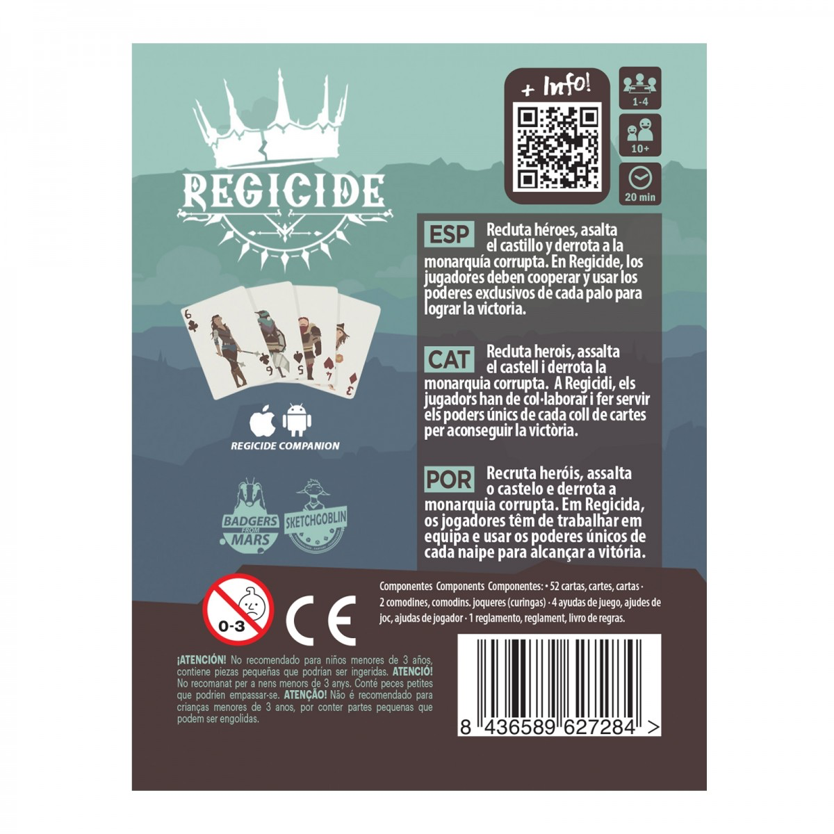Regicide - Juego de mesa desde los 10 años