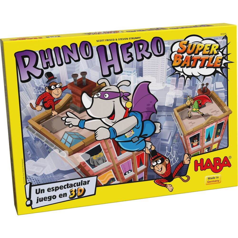Rhino Hero Super Battle - Juego de mesa desde los 5 años - Mi Juego Bonito