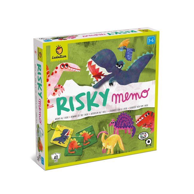 Risky memo – Cuidado con el T-rex - Juego Ludattica - Mi Juego Bonito