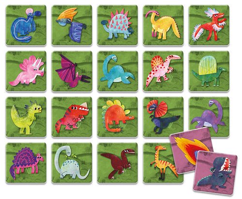 Risky memo – Cuidado con el T-rex - Juego Ludattica - Mi Juego Bonito