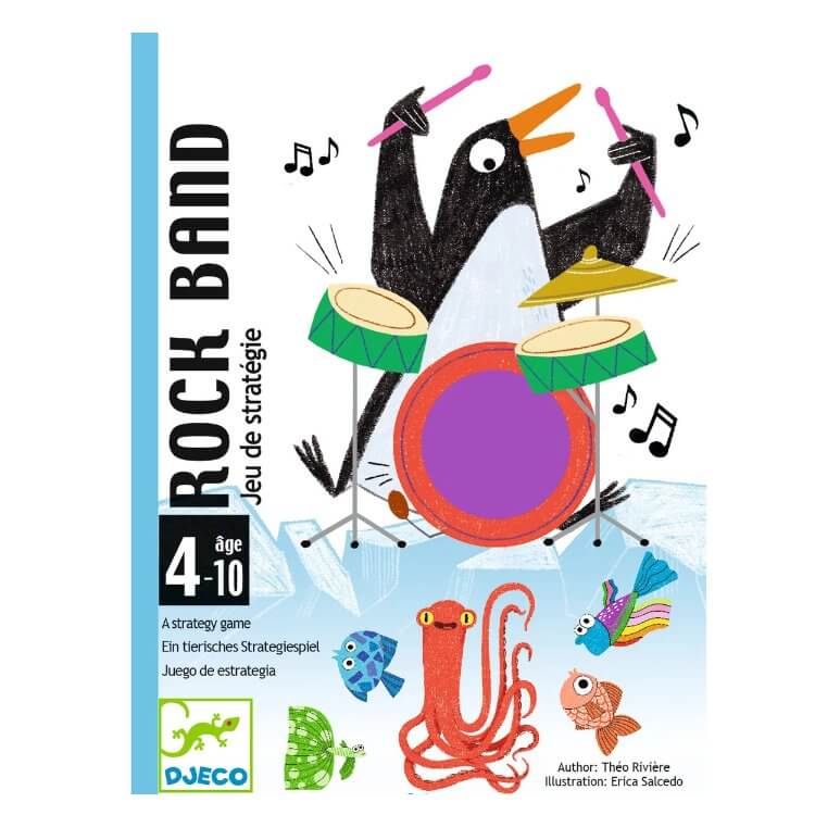Rock Band - Juego de mesa - Djeco - Desde 4 años Board Games