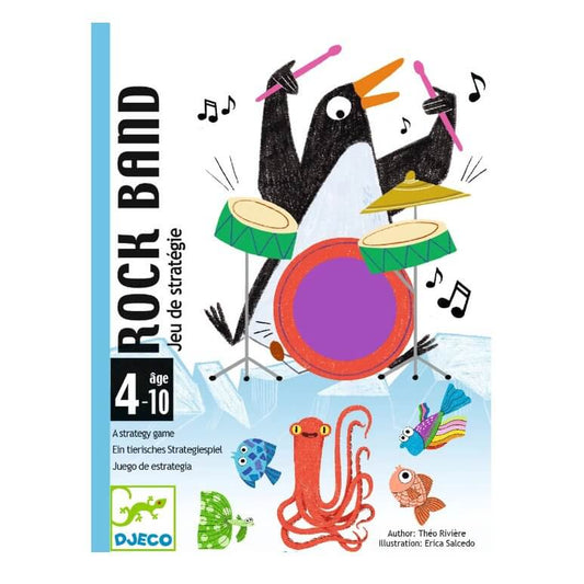 Rock Band - Juego de mesa - Djeco - Desde 4 años Board Games