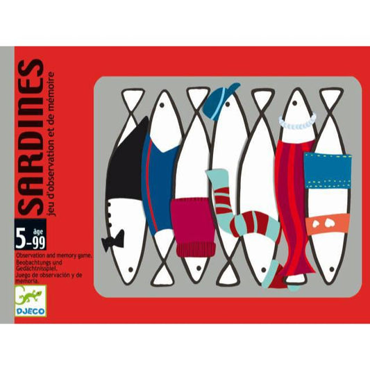 Sardines - Juego de mesa - Djeco - Desde 5 años Board Games