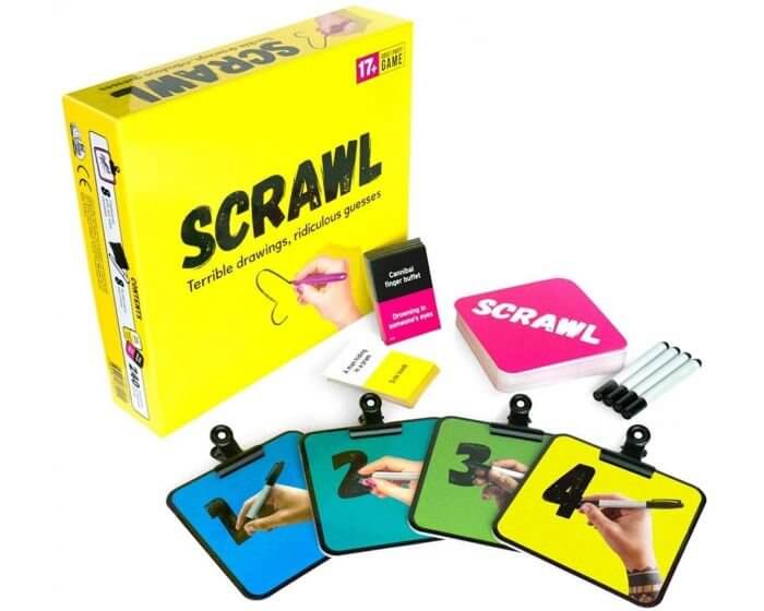 Scrawl Juego de mesa para más de 17 años