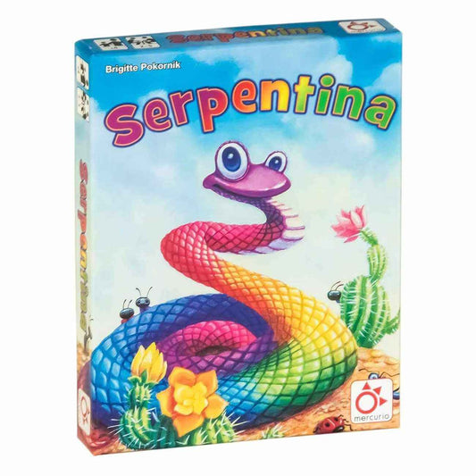 Serpentina - Juego de cartas de asociación de colores - Mercurio - Desde 4 años - De 2 a 5 jugadores