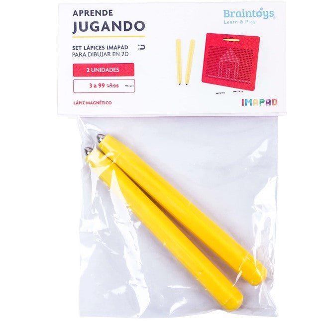Set de 2 lápices magnéticos de repuesto para pizarras Imapads - Mi Juego Bonito