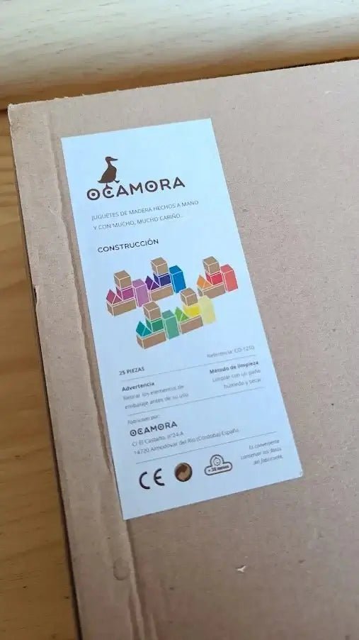 Set de construcción de madera 25 pcs - Ocamora - Mi Juego Bonito